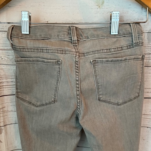 NWT Gap Kids Girl Super Skinny Jeans Stretch Grey Denim Adjustable Sz 12 Reg - Picture 6 of 15